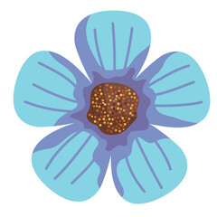 Sticker - flower drawing icon