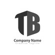 TB Logo Vector Design on White Background