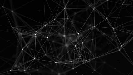 Abstract futuristic - technology with polygonal shapes. Design digital technology concept.