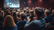 © Ton Photographer4289 - View of the back of the audience in the lecture hall. Talk at meeting. Business concept.