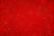 Christmas festive abstract background. Snowflakes on red glittering background