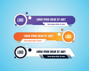 Wall Mural - color full gradient  geometric modern lower third banner template design premium Vector, streaming sport news design
