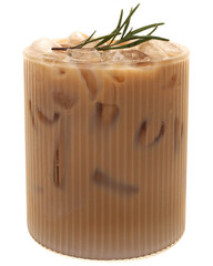 Poster - Iced latte in modern glass