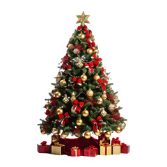 Wall Mural - christmas tree with gifts