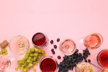 Wall Mural - Gourmet drink concept, delicious alcohol drink - wine