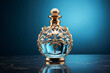 Antique glass perfume bottle design