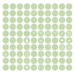 © Олечка - Top 100 icons of clothes and accessories in green colour
