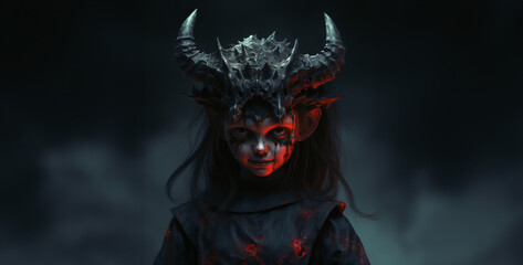 Wall Mural - red devil child, demon child halloween hd wallpaper