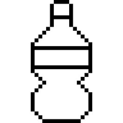 Wall Mural - Bottle Pixel Art Outline Icon