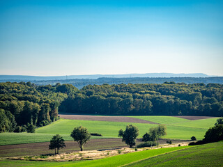 Poster - Agrarlandschaft im Spätsommer