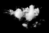 Fototapeta Niebo - Biała chmura, tło, biały dym