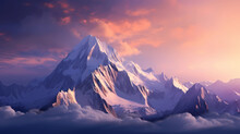 Mont Blanc Alps, In The Style Of Purple And Bronze, Minimalist Backgrounds, Uhd Image, Atmospheric Urbanscapes, Panorama, Hikecore, Italian Landscape