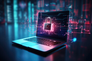 Cyber security concept