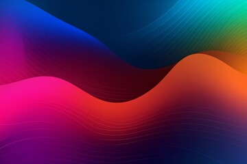 Wall Mural - A vibrant and abstract background with flowing and dynamic lines