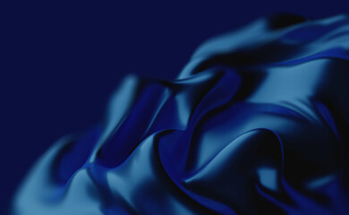 Aufkleber - 3D illustration for brochures, leaflets, magazines, business cards, banners and websites. Abstract waving technology. Abstract waves, moving rays, particle flow, hi-tech and big data style background