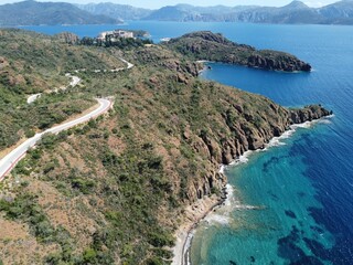 Wall Mural - View of D-Maris Bay Hotel nearby Bencik Bay, Hisaronu, Marmaris, Turkey