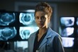 © Jorge Ferreiro - beautiful woman doctor of radiology