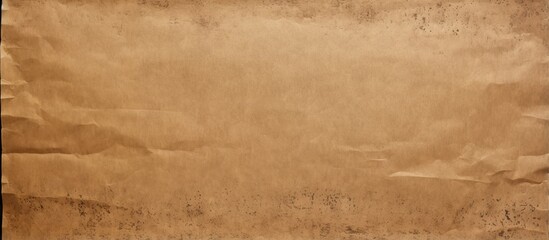 Wall Mural - Used for background old paper with a brown texture