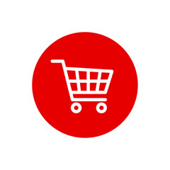 Canvas Print - Shopping cart icon