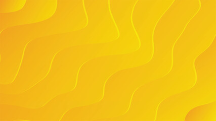 Orange and yellow abstract wave modern luxury texture background