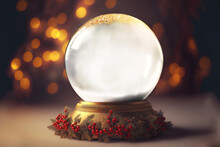 Png Transparent Snow Globe Christmas Background. By ATP Textures.