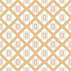 Wall Mural - Abstract geometric ethnic seamless pattern background for wrapping, fabric, pillow, clothing, carpet, wallpaper, batik, print, curtain