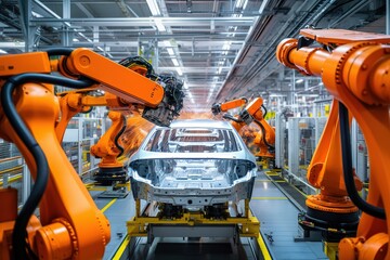 Poster - Automated Car Assembly line