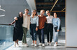 © Jacob Lund - Portrait of a diverse business team standing together in an office
