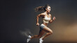 sportswoman running 