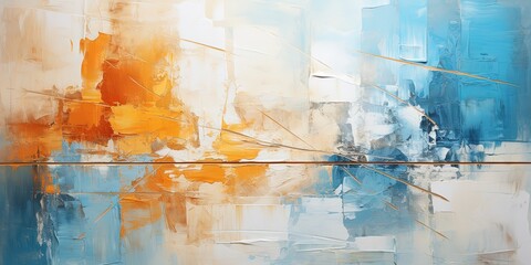 Wall Mural - Colorful modern artwork, abstract paint strokes, oil painting on canvas. Acrylic art, artistic texture. Brush daubs and smears grunge background