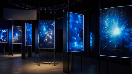 ethereal narratives fashioned from stardust and celestial light, moments frozen in time