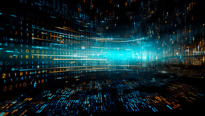 An image of a technological background