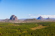 Glass House Mountains in Queensland Australia