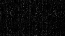 Animated Raindrops On Window With Black Background, Seamless Loop, High Quality 4K Animation, Loopable Rain Overlay