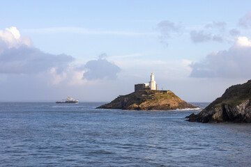 Wall Mural - lighthouse on the island of island