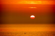 Sonnenaufgang am Adriatischen Meer bei Duna Verde, Stadt Caorle, Region Venetien, Italien