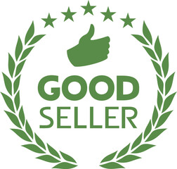 Wall Mural - Good seller emblem