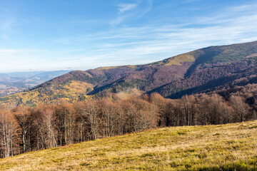 Sticker - autumn landscape in the Carpathians