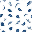 © Lena_Fotostocker - Seamless pattern of leaves symbolizing eco, green energy, ecology. Vector image, sketch in line art style