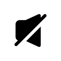 Leinwandbilder - mute icon , Volume silent icon , Audio speaker off icon , Loudspeaker icon , No Sound icon. for apps and websites