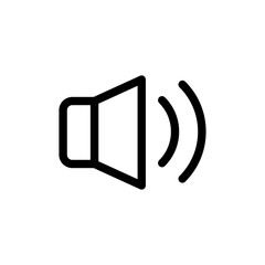 Aufkleber - Volume icon , Audio speaker icon , Loudspeaker icon , Sound level icon. for apps and websites