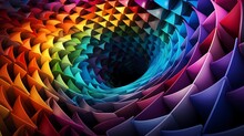 An Optical Illusion Of Shifting Perspectives, Labyrinths And Hidden Depths (Generative AI)