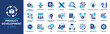 © Icons-Studio - Product development icon set. Containing innovation, prototype, design, research, testing, product launch, conception and marketing icons. Solid icon collection.