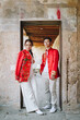 © topntp - Happy young Asian couple in Chinese traditional dresses