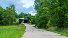 Ballard Road Covered Bridge In Greene County, Ohio