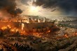 Battle fought in Jerusalem during medieval period. Generative AI