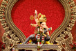 19 September 2023, Pune, Maharashtra, India, Beautiful idol of Lord Ganesh installed by Bhausaheb Rangari Ganpati during Ganesh festival 2023.