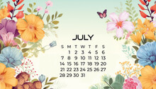 Calendar, 2024 Calendar, 2024, Flowers, Plants