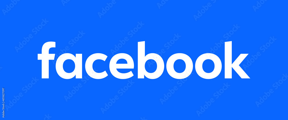 Facebook Logo - Redefining Brand Identity 2023 Stock Vector | Adobe Stock