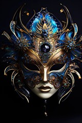 Wall Mural - Venice carnival mask, fantasy, highly detailed